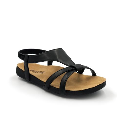 ANNA Orthotic Sandals | BLACK | Zullaz