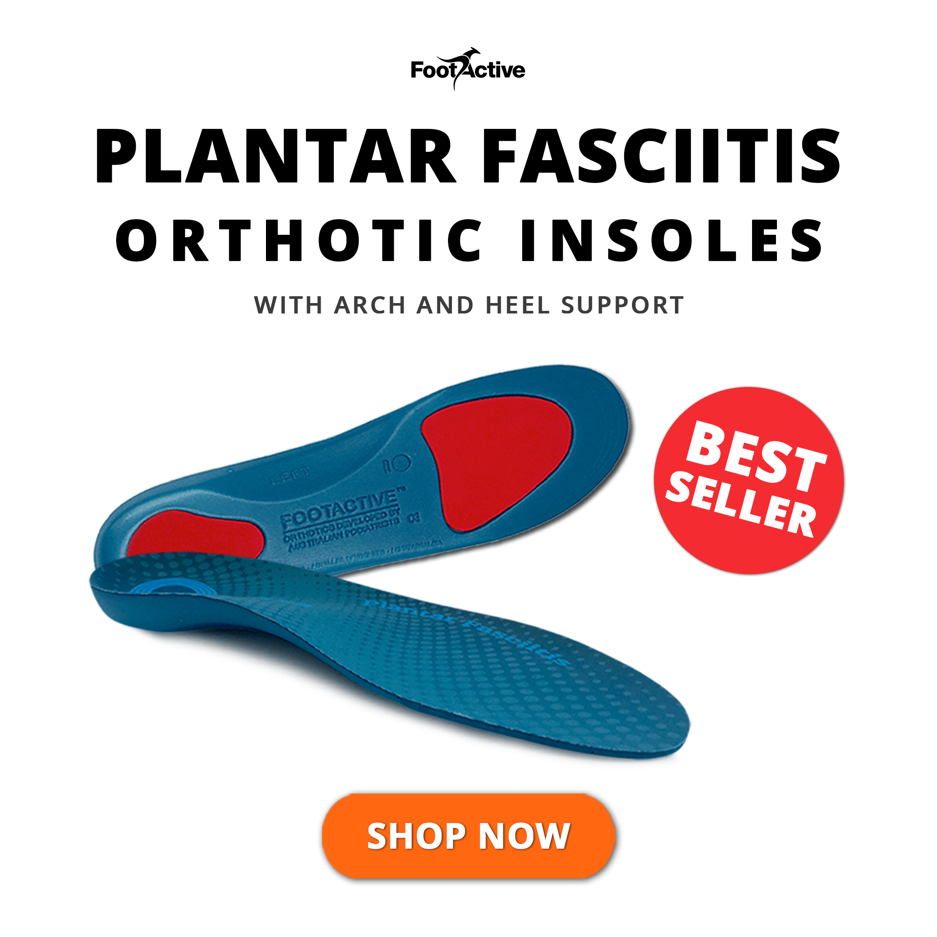 Plantar Fasciitis Insoles by FootActive